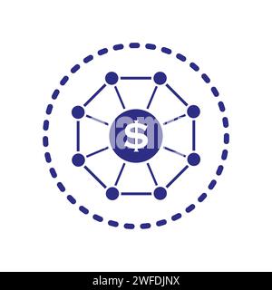 Financial scheme icon from business. Vector illustration. EPS 10. Stock image. Stock Vector