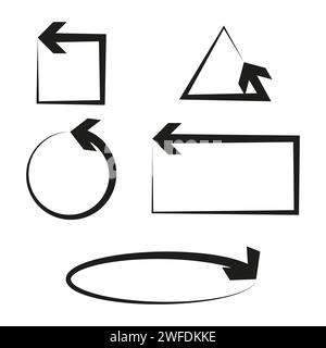 Smooth Line Icons. Line icons collection. Vector illustration. EPS 10. Stock image. Stock Vector