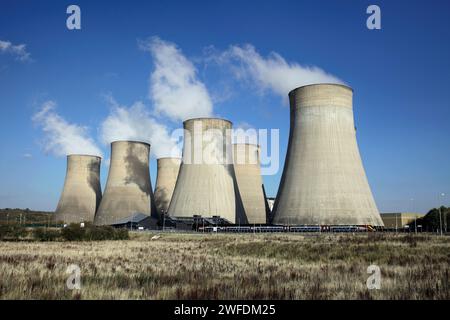 Ratcliffe-on-Soar coal-fired power station, near Nottingham. Stock Photo