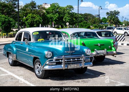 Old car in Havana Stock Photo