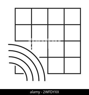 Tile cleaning icon. Vector illustration. EPS 10. stock image. Stock Vector