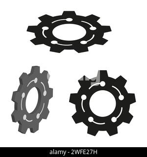 Data modeling icon. Vector illustration. EPS 10. Stock image. Stock Vector