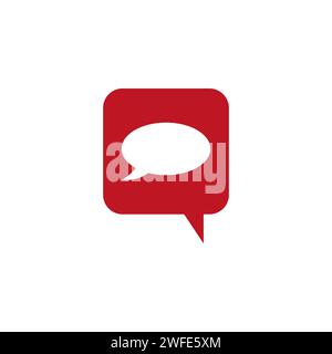 Comment icon. Social network icon comment. Notification icon. Social media comment icon. Vector illustration. Eps 10. Stock image. Stock Vector