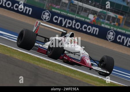 Historic F1 Car Demonstration 2023 British Grand Prix Stock Photo