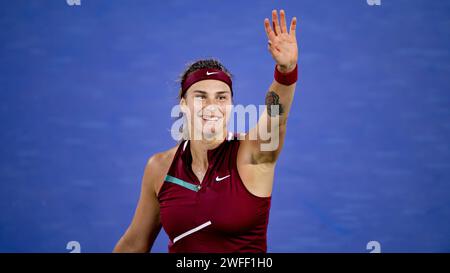 Aryna Sabalenka (BLR) vs Marta Kostyuk (UKR) during their Singles Round Aryna Sabalenka (BLR) vs Marta Kostyuk (UKR) during their Singles Round