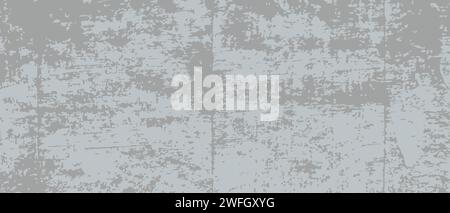 This image presents rough, grunge inspired texture with distressed patterns and monochromatic color scheme. Stock Vector