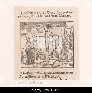 Cross, 1600 - 1699 print Netherlands paper letterpress printing Christ ...