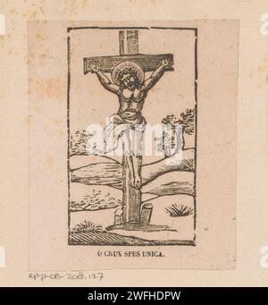 Cross, 1600 - 1699 print Netherlands paper letterpress printing Christ ...