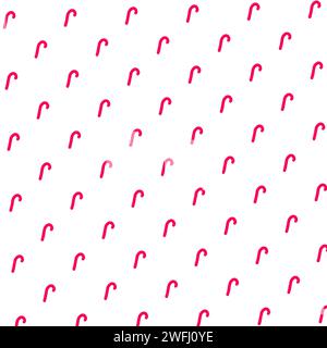 Abstract pattern with pink shapes on white background Stock Photo