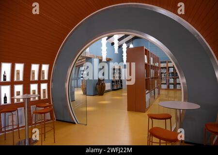 Interior view of Tenuta Sella e Mosca, Alghero, Sardinia, Italy Stock Photo