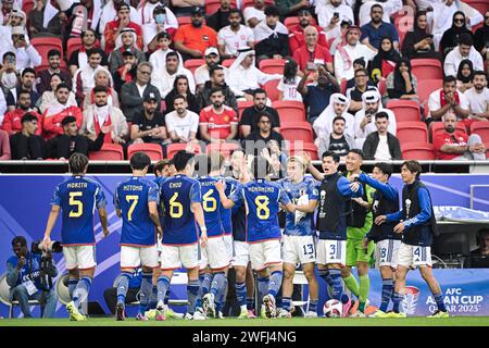 Doha, Qatar. 31 January, 2024. BAHRAIN VS JAPAN：ROUND OF 16 - AFC Asian Cup Qatar 2023 at Al Thumama Stadium. Credit: Meng Gao/Alamy Live News Stock Photo