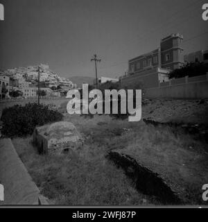 Altered photography, Syros island, Greece Stock Photo