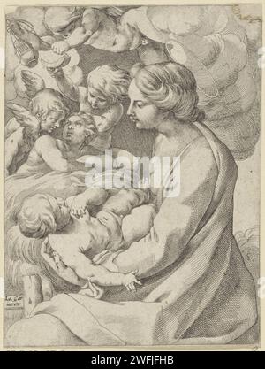 Anonymous - Maria met kind en Simon Stock met scapulier Stock Photo - Alamy