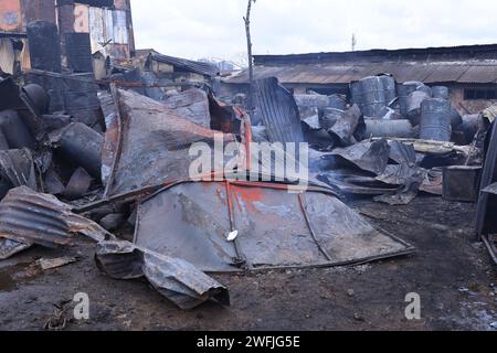 Nairobi, Kenya. 31st Jan, 2024. View Of Debris Remains After A Small ...