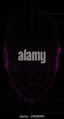 The scanner seamlessly integrates advanced technology with artistic design, symbolizing the intersection of artificial intelligence and human creativi Stock Photo