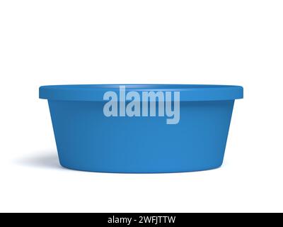 Washing bowl isolated on white background. Basin.  3d illustration. Stock Photo