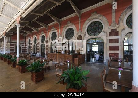 entrance to Orient Express Restaurant at Sirkeci Station, former eastern terminus of Orient Express, Istanbul,Turkey Stock Photo