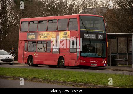 Bluestar And Xelabus Bus Companies In Southampton, England. The Red ...