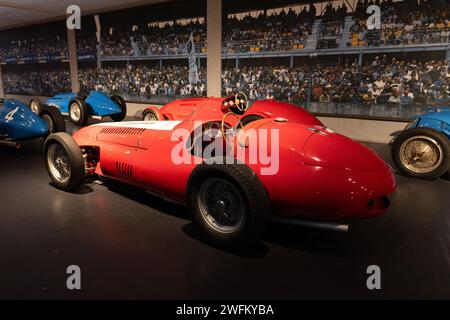 Vintage car collection in Musée National de l'Automobile, Collection Schlumpf is an automobile museum located in Mulhouse, France. Stock Photo