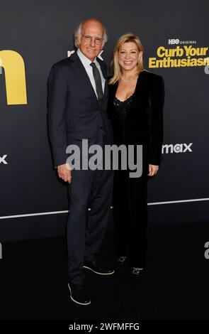 Larry David and Ashley Underwood attend HBO's ''Curb Your Enthusiasm ...