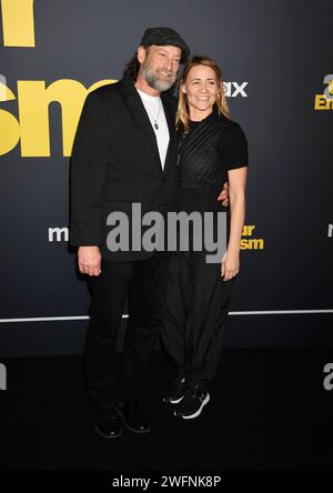(L-R) Deanne Bray and Troy Kotsur attend the 95th annual Academy Awards