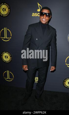 West Hollywood, USA. 31st Jan, 2024. Babyface arrives at The Black Music Action Coalition Music Maker Dinner held at Delilah in West Hollywood, CA on Wednesday, January 31, 2024 (Photo By Juan Pablo Rico/Sipa USA) Credit: Sipa USA/Alamy Live News Stock Photo