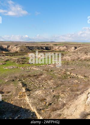 Yassihoyuk, Gordion antique city ruins for Phrygians and Phrygia, Polatlı, Ankara, Turkey Stock Photo