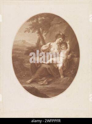 Bo on-Vanports adverts, Francesco Bartolazzzi, atxtaself near Angelica Kauffmann, 1782 print The young William Shakespeare together with a muse in a landscape. There are two masks (tragedy and comedy) on the right. print maker: Italypublisher: London paper etching single Muses Stock Photo