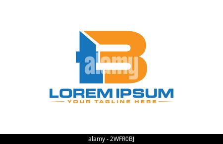 TB Letter Logo Design. Creative and Professional TB Logo Design. Stock Vector