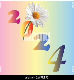 new year post Stock Vector