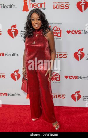 New York, United States. 31st Jan, 2024. NEW YORK, NEW YORK - JANUARY 31: Star Jones attends The American Heart Association's Red Dress Collection Concert 2024 at Jazz at Lincoln Center on January 31, 2024 in New York City. Credit: Ron Adar/Alamy Live News Stock Photo