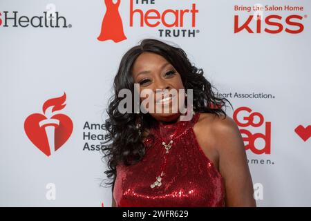 New York, United States. 31st Jan, 2024. NEW YORK, NEW YORK - JANUARY 31: Star Jones attends The American Heart Association's Red Dress Collection Concert 2024 at Jazz at Lincoln Center on January 31, 2024 in New York City. Credit: Ron Adar/Alamy Live News Stock Photo