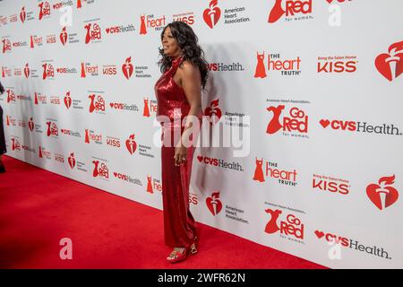 New York, United States. 31st Jan, 2024. NEW YORK, NEW YORK - JANUARY 31: Star Jones attends The American Heart Association's Red Dress Collection Concert 2024 at Jazz at Lincoln Center on January 31, 2024 in New York City. Credit: Ron Adar/Alamy Live News Stock Photo