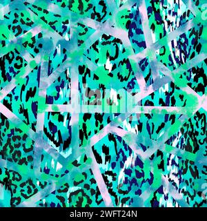 Animal skin texture seamless pattern Stock Photo