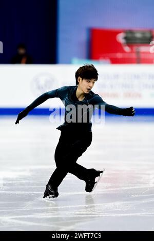 Ze Zeng FANG (MAS), during Men Short Program, at the ISU Four