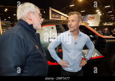 LOEB Sébastien (fra), for the Sébastien Loeb’s 50 th anniversary during the Retromobile mototorshow 2024 at the Paris Expo Porte de Versailles, on January 31th 2024 in Paris, France - Photo Frédéric Le Floc’h / DPPI Stock Photo