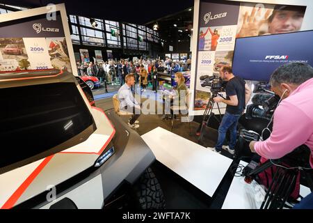 LOEB Sébastien (fra), for the Sébastien Loeb’s 50 th anniversary during the Retromobile mototorshow 2024 at the Paris Expo Porte de Versailles, on January 31th 2024 in Paris, France - Photo Frédéric Le Floc’h / DPPI Stock Photo