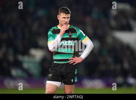 File photo dated 12-01-2024 of Fraser Dingwall, who England has given a debut to for Saturday's Guinness Six Nations opener against Italy in Rome. Issue date: Thursday February 1, 2024. Stock Photo