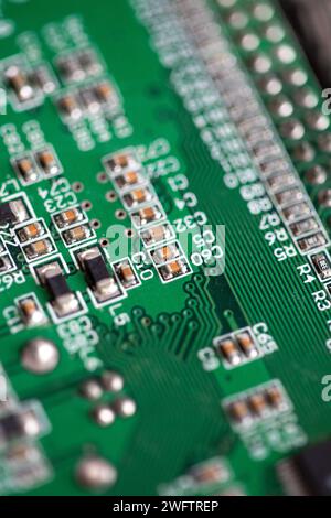 Inside of a computer hard drive Stock Photo
