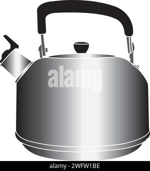 Teapot Icon Vector Simple design template Stock Vector