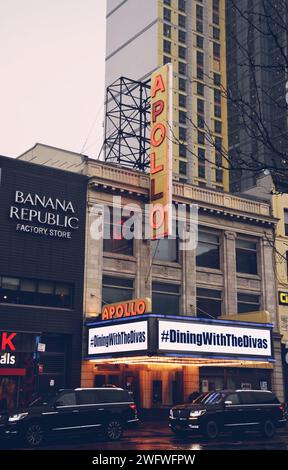 Apollo Theater in Harlem in New York on February 15, 2020 Stock Photo