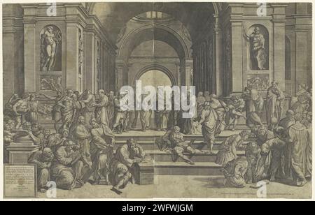 The school of Athens, 1530 - 1582 print The fresco 'The school of ...