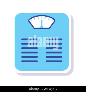 Weight Scale Icon Vector Illustration Stock Vector