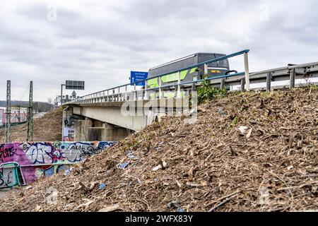 Unfall A40 Bochum Hamme