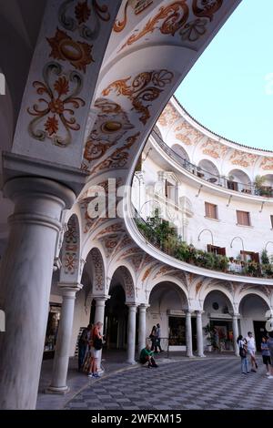 Plaza del Cabildo in Seville city centre Stock Photo - Alamy