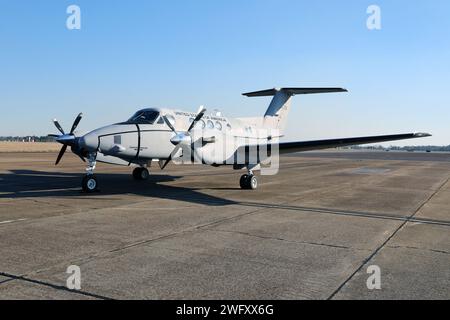 A C-12 Huron Airplane Assigned To Detachment 1, Company B, 1st ...