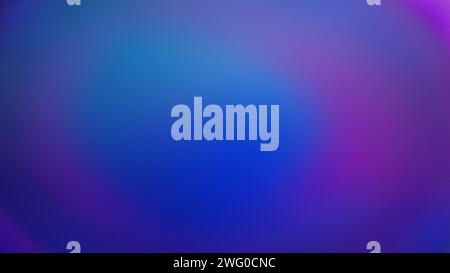Soft blue and purple grainy textured gradient background. Abstract vibrant, blurred and multi-colored background with noise. Copy space. Stock Photo