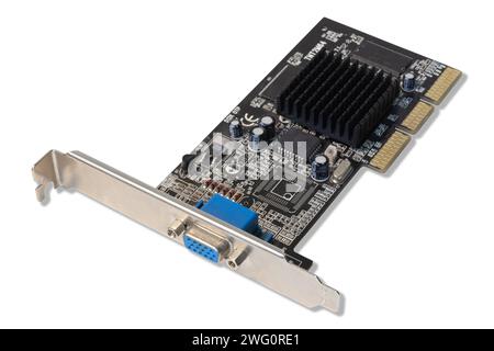 Computer video graphics card module Stock Photo