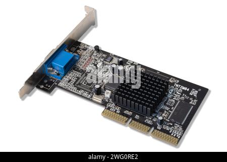 Computer video graphics card module Stock Photo