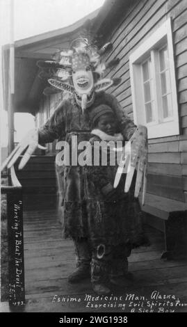 Two Eskimo men, between c1900 and 1916 Stock Photo - Alamy